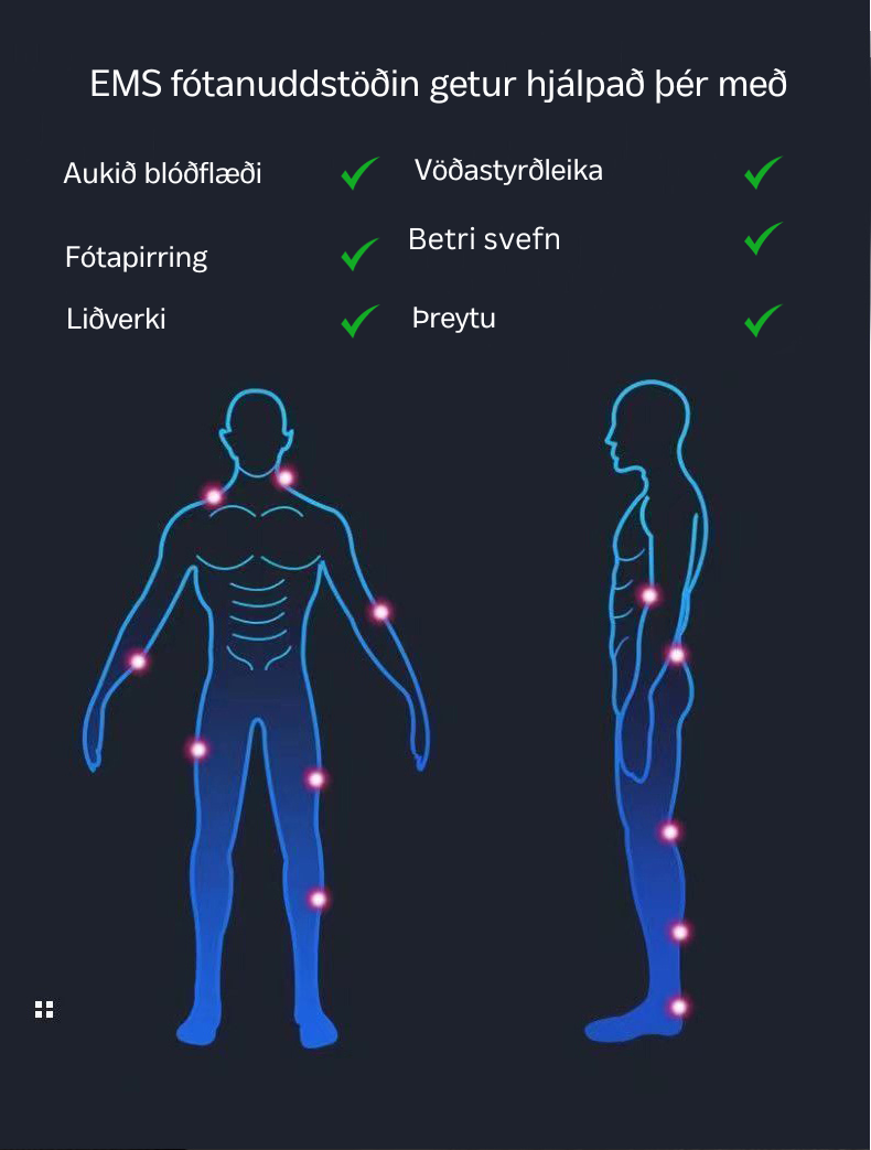 EMS Fótanuddtæki